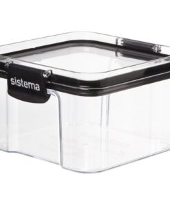 Alternative view of Sistema Voorraaddoos Tritan Vierkant 460 ml Transparant/Zwart