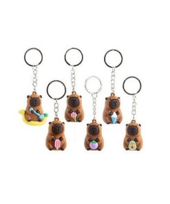 Sleutelhanger 3D Capybara Assorti