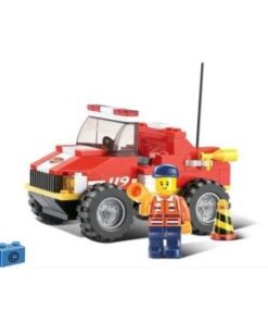 Sluban Fire Alarm M38-B0217 Brandweerjeep 118-delig