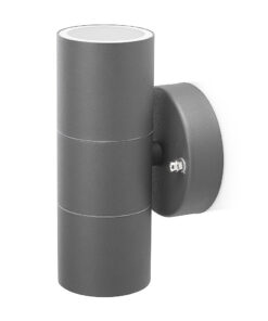 Smartwares GWL-176-HG Buiten Wandlamp Grijs/RVS