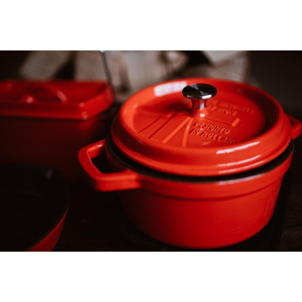 Solinger The Windmill Premium Gietijzeren Braadpan 2.5L Oranje/Emaille - Image 2