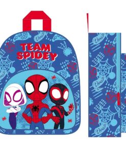 Spiderman Spidey and Friends Rugtas 30.5x25.5x10 cm Blauw/Rood