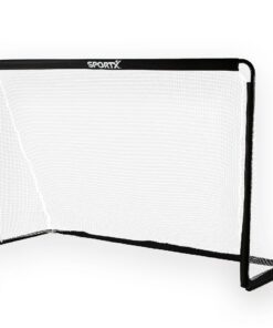 SportX Metalen Voetbaldoel 182x60x122 cm Zwart