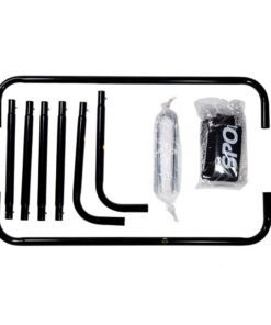 Alternative view of SportX Metalen Voetbaldoelen 78x56x45 cm 2 Stuks Zwart