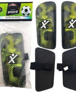 SportX Scheenbeschermers M/L Groen/Zwart