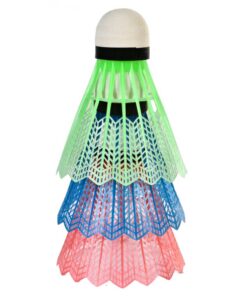 Alternative view of SportX Shuttles in Koker 3 Stuks Rood/Groen/Blauw