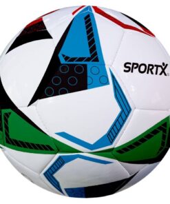 SportX Voetbal Triangle Froster 330-350 g Wit/Groen/Rood/Blauw