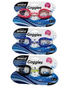 SportX Volwassenen Zwembril 3 Sterren Assorti
