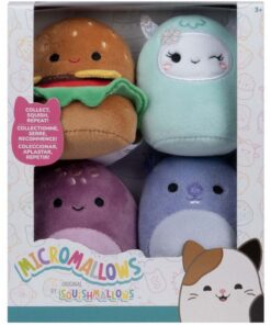 Squishmallows Micromallows Knuffels Carl/Yollie/Javari/Tudor 6.5 cm