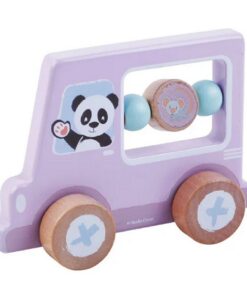Studio Circus Houten Activiteitenauto Panda Paars
