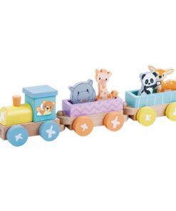 Studio Circus Houten Dierentrein 7-delig