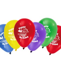Alternative view of Stylex Happy Birthday Ballonnen 6 Stuks
