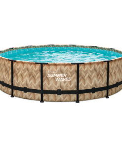Summer Waves Zwembad Elite Frame 427 X 107 Cm Light Oak