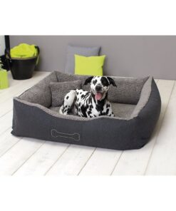 Alternative view of Sun Garden Luxe Hondenmand Lucky + Kussen 59x67x20 cm Bruin/Beige