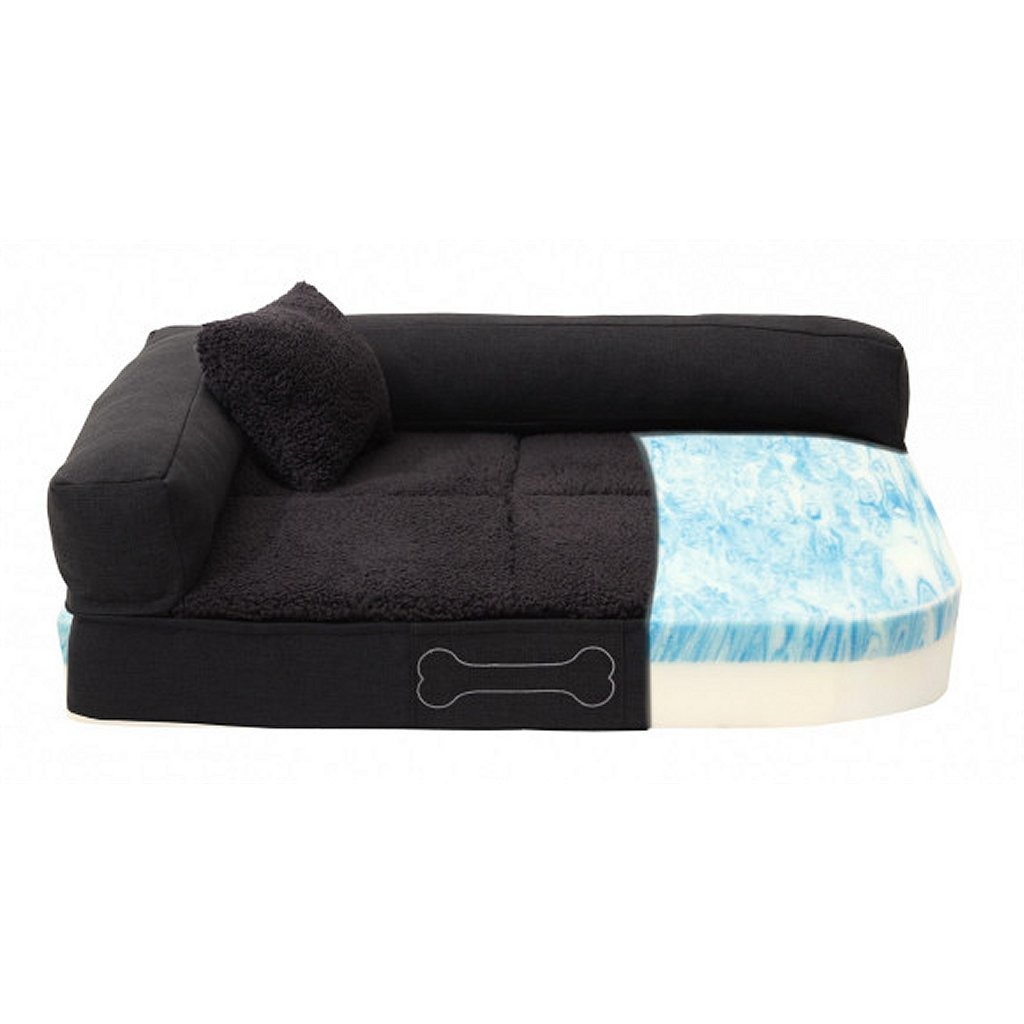 Sun Garden Pallina Orthopedisch Hondenkussen 80x60x25cm Antraciet/Grijs - Image 4