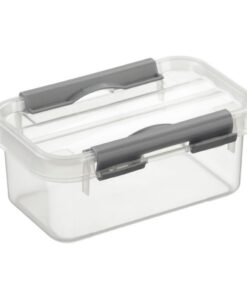 Sunware Q-Line Opbergbox 0.5L Transparant/Zilver