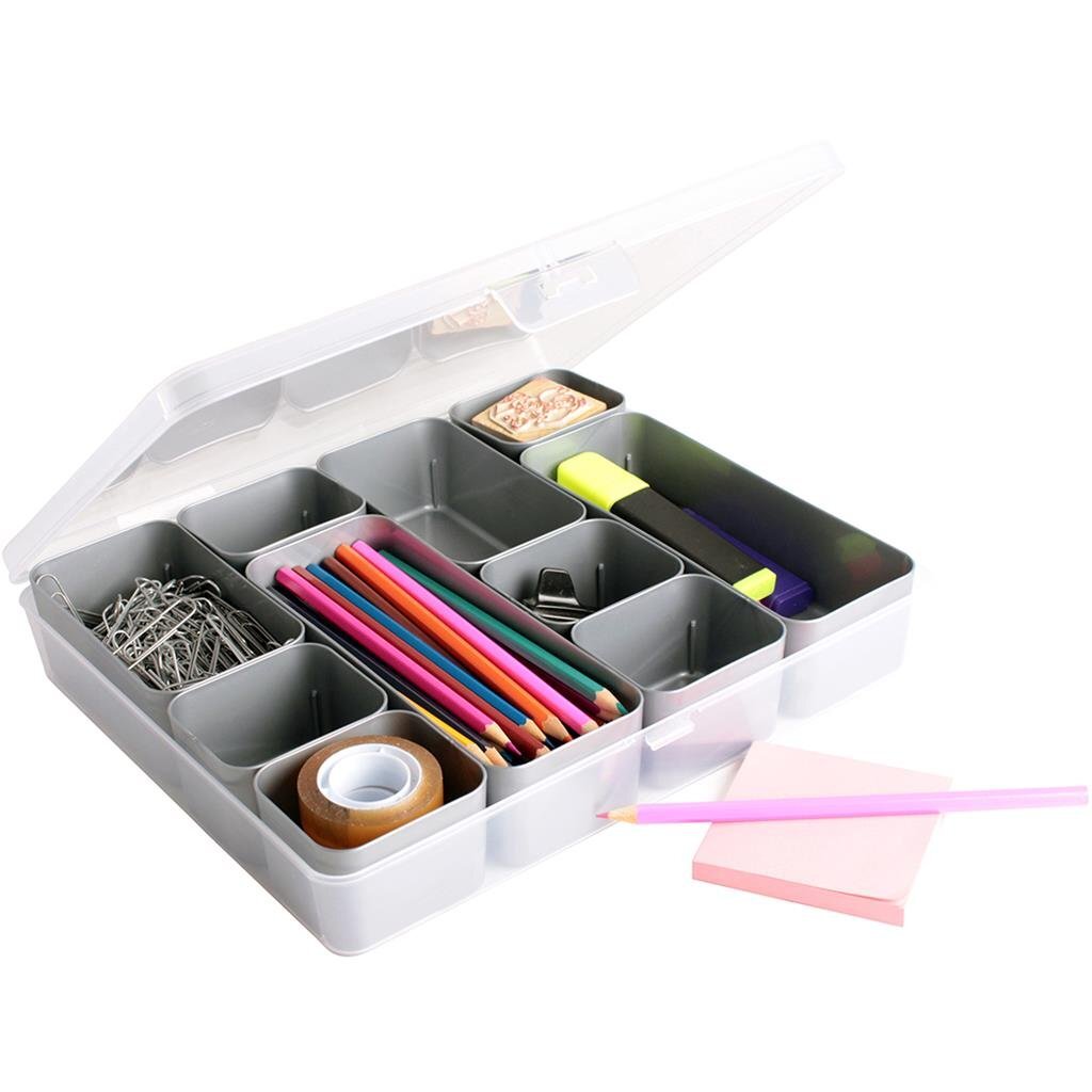 Sunware Q-Line Opbergbox 3.6L Transparant/Grijs - Image 2