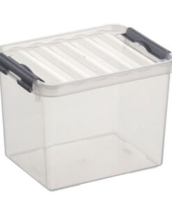 Sunware Q-Line Opbergbox 3L Transparant/Zilver