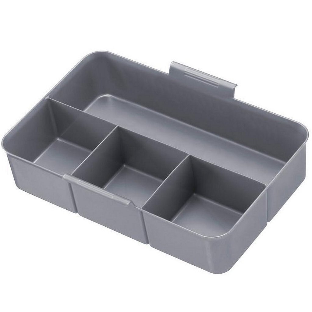 Sunware Q-Line Opbergbox met Inzet 6L Transparant/Grijs - Image 2