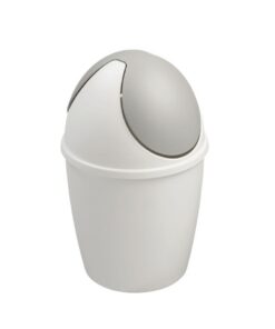 Sunware Tafelafvalemmer met Swingdeksel 1.5L Wit/Zilver