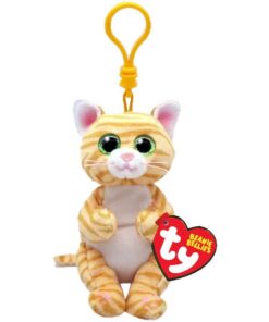 TY Beanie Babies Bellies Clip Knuffel Kat Mango 10 cm