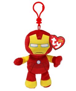 TY Beanie Babies Clip Marvel Knuffel Iron Man 12 cm