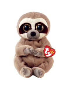 TY Beanie Babies Knuffel Luiaard Silas 15 cm