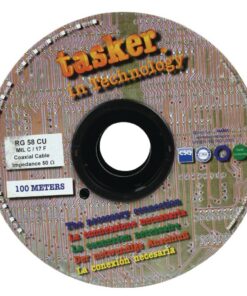 Alternative view of Tasker TASR-RG58CU Coaxkabel Op Haspel Rg58 5.0 Mm 100 M Zwart