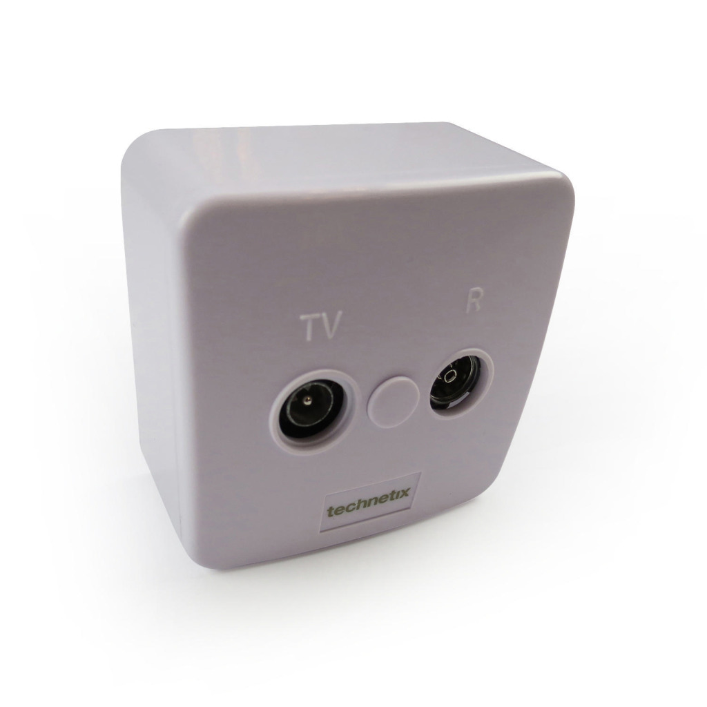 Technetix TN-TRAS2000-S Radio/tv Wandcontactdoos Coax 2 Uitgangen Wit - Image 4