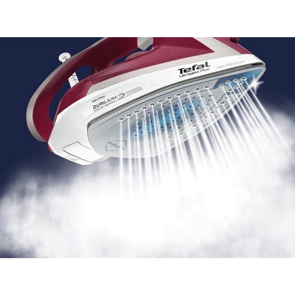 Tefal FV6810 Ultragliss Plus Stoomstrijkijzer Rood/Zilver - Image 4