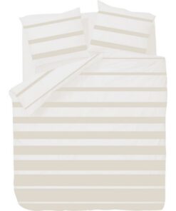 Ten Cate Dekbedovertrek Celia Summer Sand 200x200-220 cm Katoen/Wit/Zand