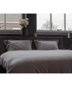 Alternative view of Ten Cate Premium Linnen Eenpersoons Dekbedovertrek 140x200/220 cm Cloudy Grey