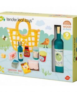 Alternative view of Tender Toys Houten Boodschappen + Canvas Tas