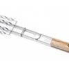 Tepro 8527 Barbecue Worstenklem voor 4 Worsten met Houten Handvat 51 cm