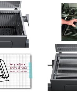 Tepro 8570 Hoofdgrillrooster voor 28x39-50cm met Centraal Inzetrooster Systeem