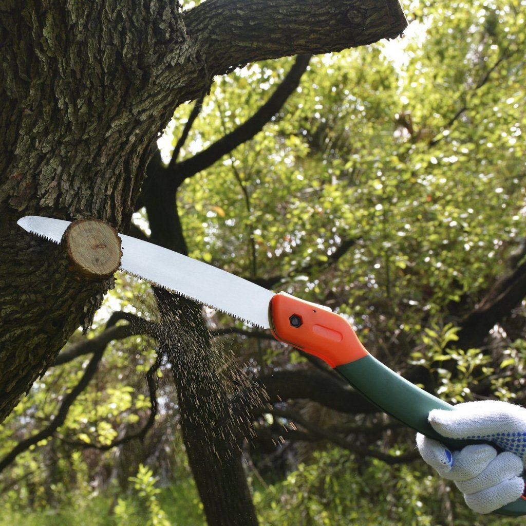 TerCasa JU-998502 Tuinzaag met Inklapbaar Blad 23 cm Oranje/Groen - Image 4