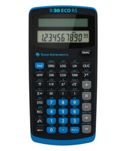 Texas Instruments TI-30RS-FC Rekenmachine Zwart/Blauw