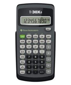 Texas Instruments TI-30XA-FC Rekenmachine Zwart