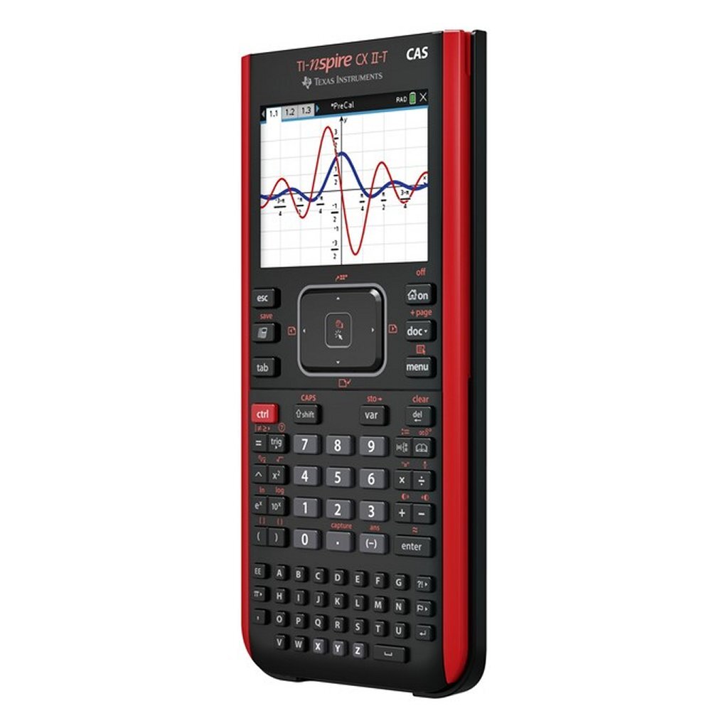 Texas Instruments TI-NSCX2CAS-FC TI Nspire CX II-T CAS Grafische Rekenmachine Zwart/Rood - Image 2