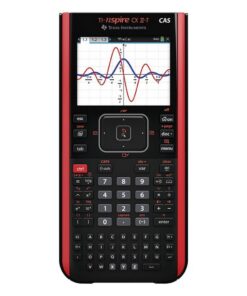 Texas Instruments TI-NSCX2CAS-FC TI Nspire CX II-T CAS Grafische Rekenmachine Zwart/Rood