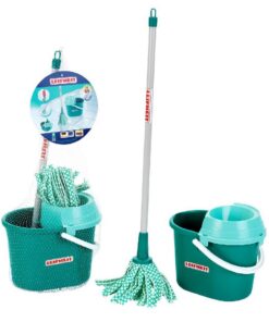 Theo Klein Leifheit Speelgoed Dweil met Emmer Turquoise