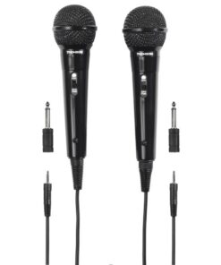 Thomson M135D Dynamische Microfoon Karaoke Set Zwart