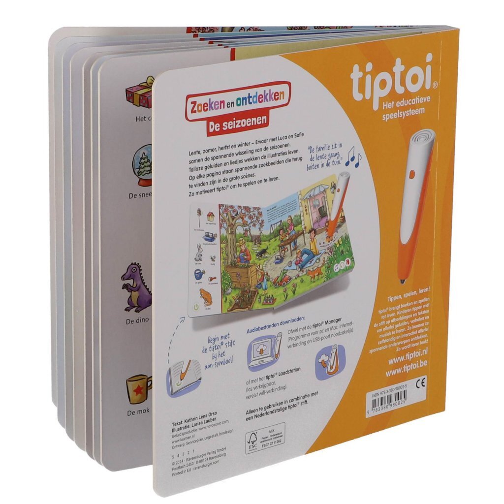 Tiptoi Boek Zoeken en Ontdekken De Seizoenen - Image 2