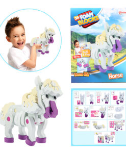 Toi-Toys 3D Puzzel Constuksructiefoam Paard Diy Set S