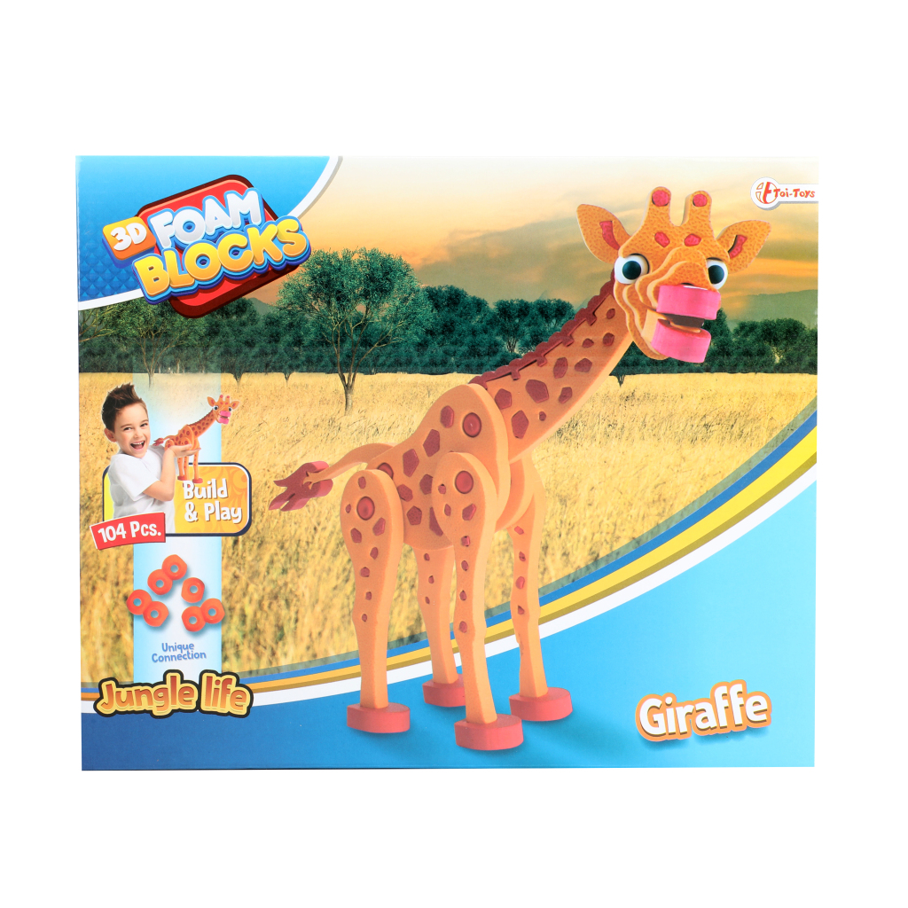 5 Cm Foam Oranje 104-delig
