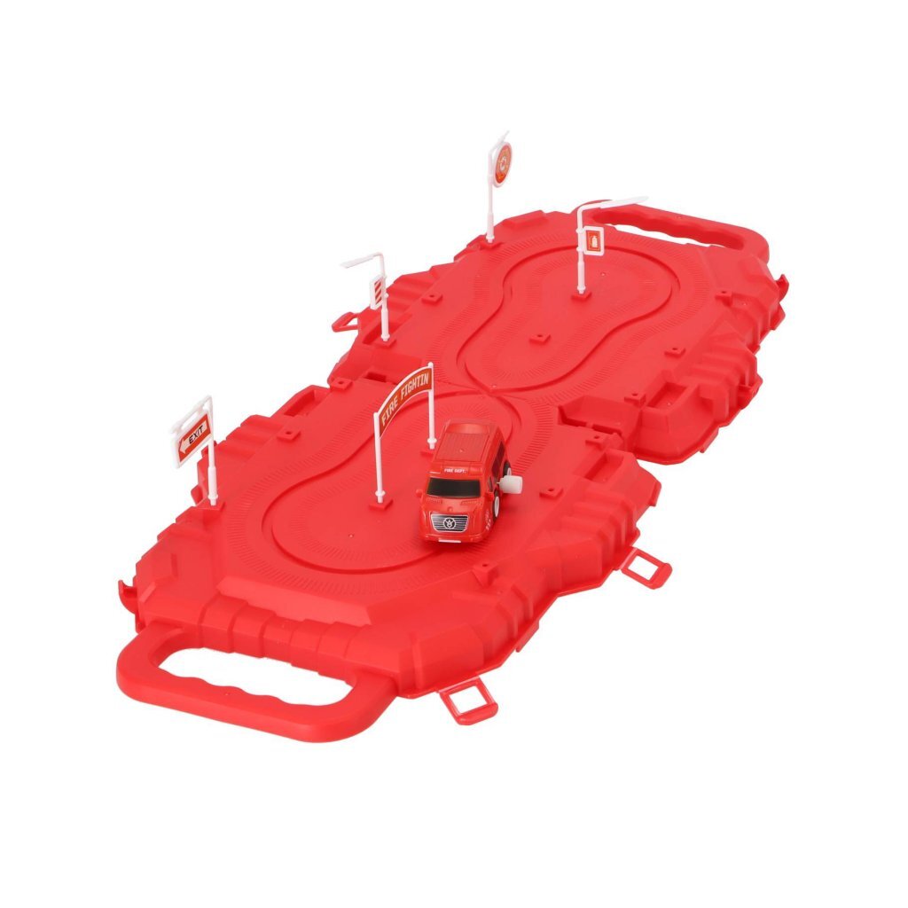 Toi-Toys Raceset in Koffer Verschillende Kleuren - Image 4