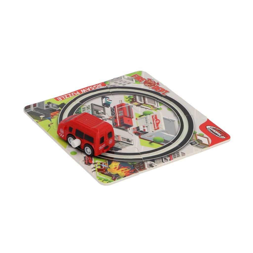 Toi-Toys Raceset in Koffer Verschillende Kleuren - Image 5