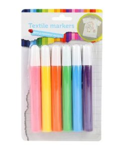 Toi-Toys Textielstiften 6 Stuks