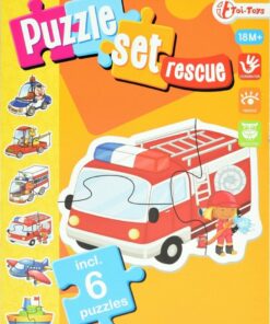 Toi-toys Legpuzzel Set Hulpdiensten Junior Karton 15 Stukjes