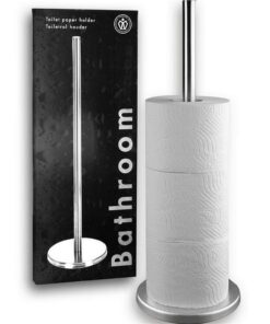 Toiletrolhouder Staand RVS 45 cm
